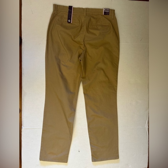 Gloria Vanderbilt Amanda trouser premium Twill khaki pants NWT Sz-14 Average. R6 - Picture 4 of 9